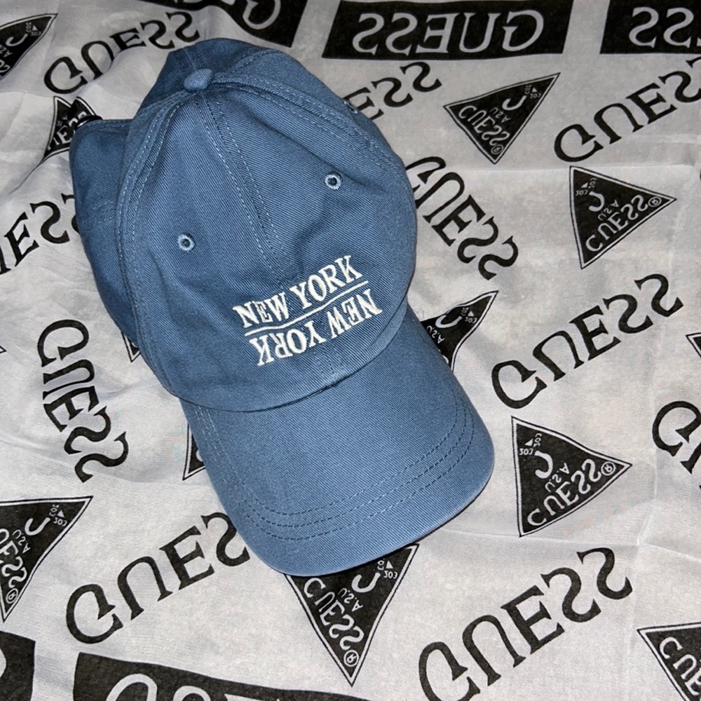 Blue New York hat